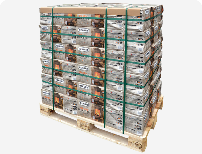 Uhelné brikety - balení 900kg