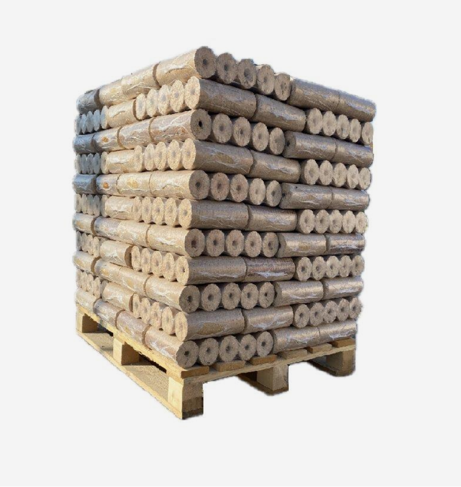 Dřevní brikety ROUND (válce) TURBO - 1000 kg